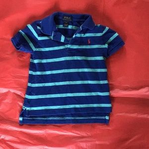 Blue striped Polo Ralph Lauren shirt